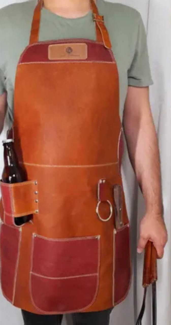 Delantal o Pechera de cuero