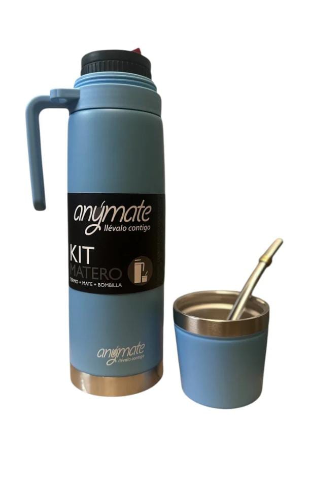 termo, mate y bombilla 